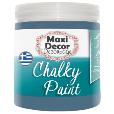 Χρώμα Κιμωλίας 250ml Maxi Decor Chalky 517 Γκρι Βιολέ_CH517250